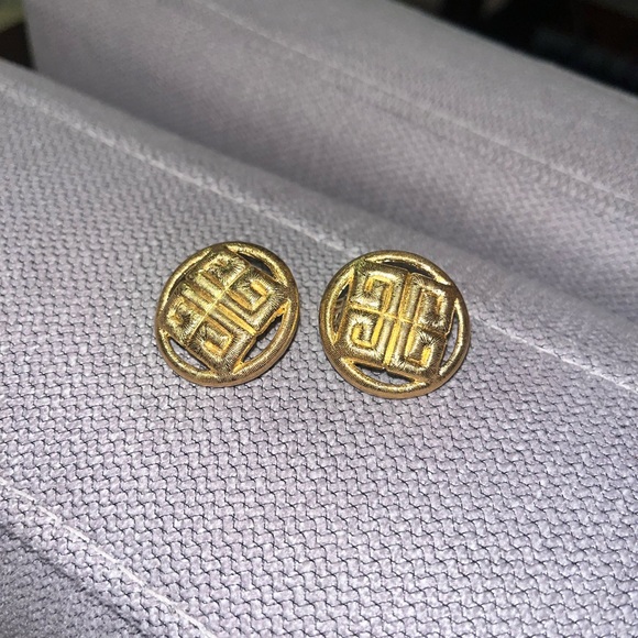 Givenchy Jewelry - Givenchy Gold Toned Clip on Earrings